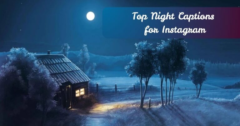 Night Captions for Instagram