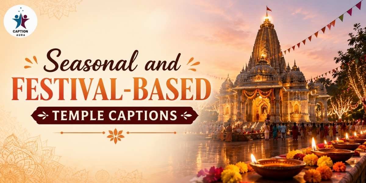 Seasonal and Festival-Based Temple Captions