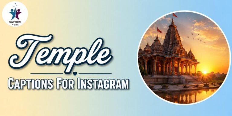 Temple Captions for Instagram