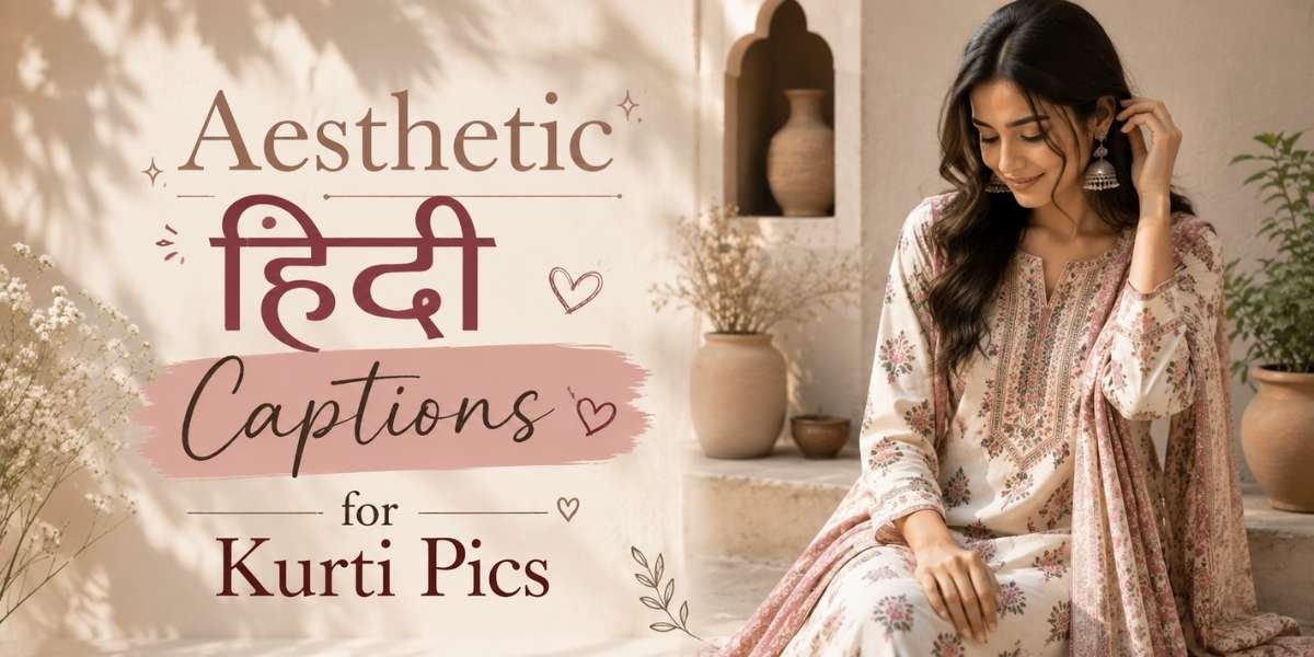 Aesthetic Hindi Captions for Kurti