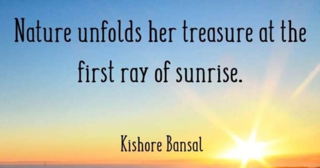 Caption Sunrise Quotes