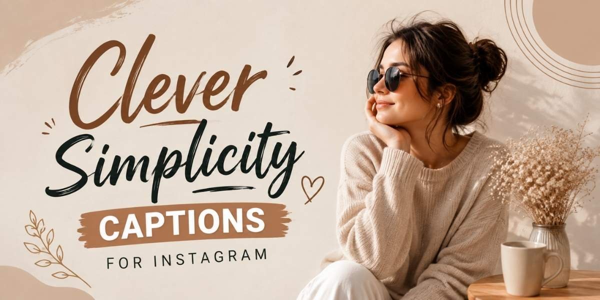 Clever Simplicity Captions
