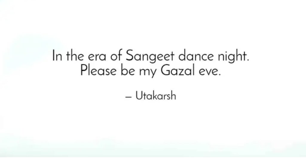 Quotes Sangeet Captions