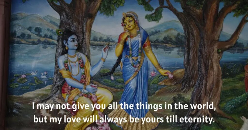 Radha Krishna Captions for Instagram for Girls