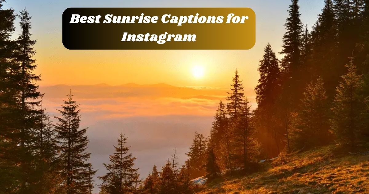 Best Sunrise Captions for Instagram