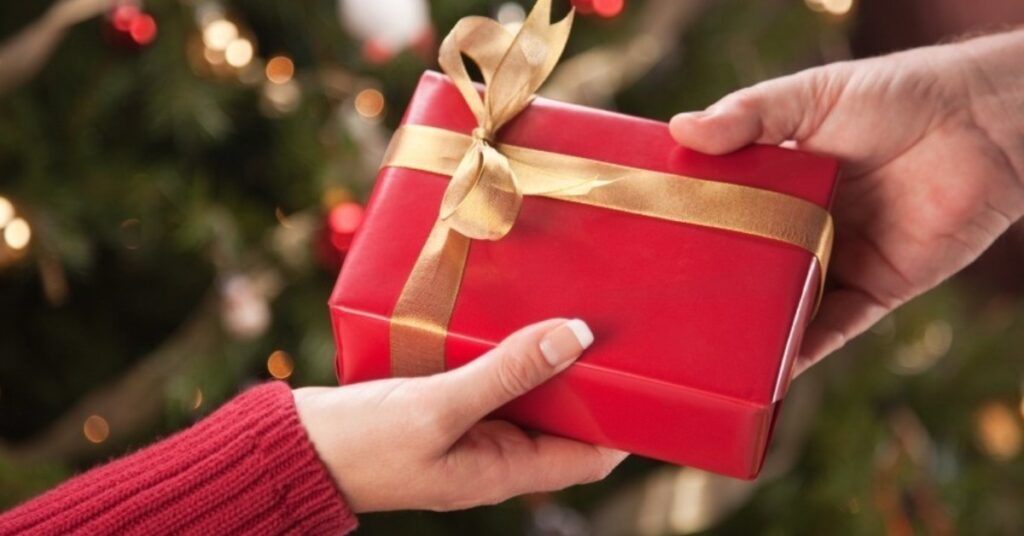 caption for gift