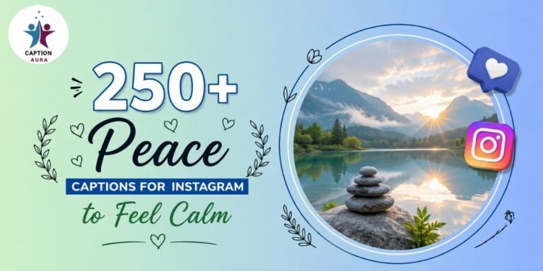 Peace Captions for Instagram