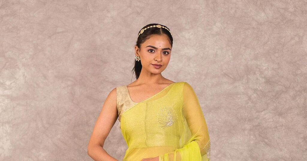 Chiffon Saree Captions for Instagram