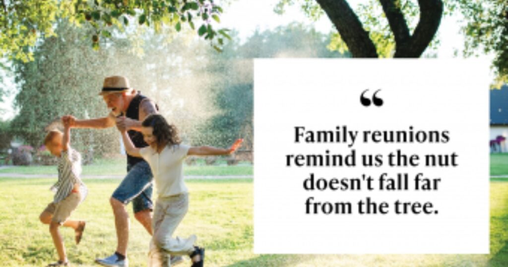 Family Reunion Captions