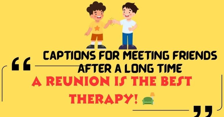 Meeting a Friend After a Long Time