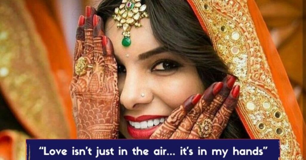 Mehndi Caption For Bride