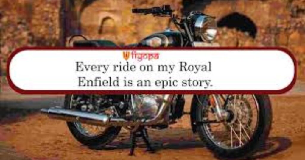 Cool Royal Enfield Captions