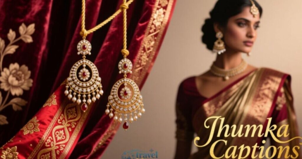 Jhumka Captions for Weddings