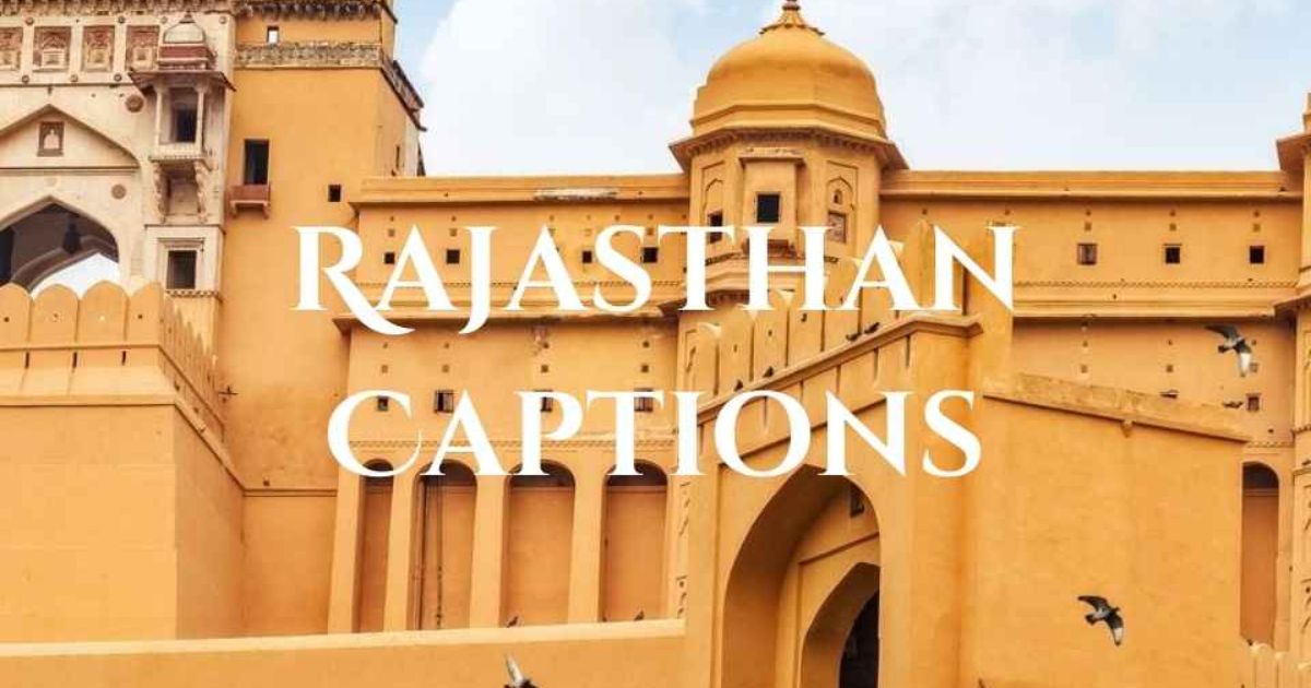 Rajasthani Captions for Instagram