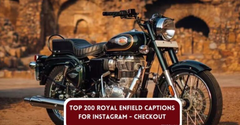 Royal Enfield Captions For Instagram