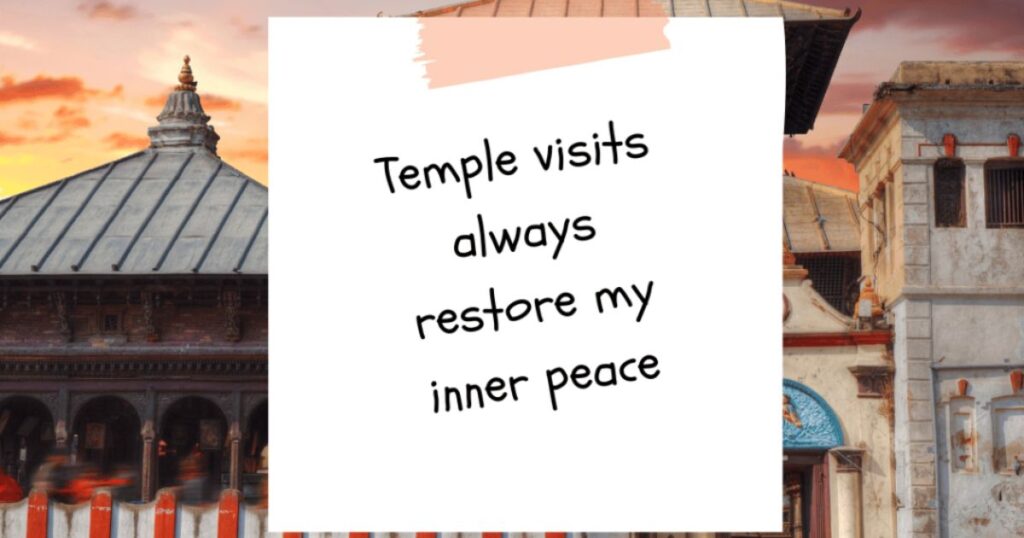 Short Temple Caption