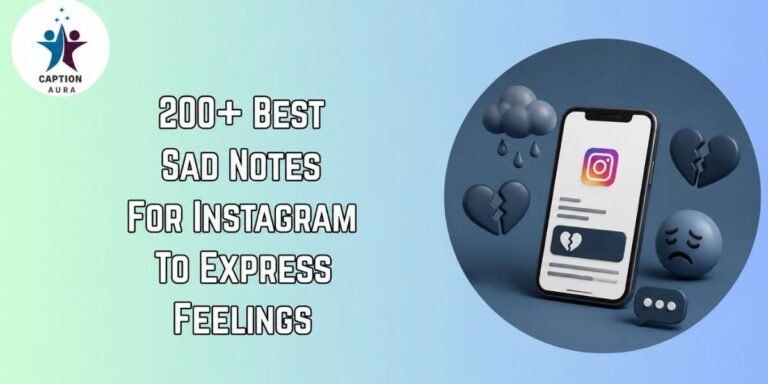 Sad Notes for Instagram
