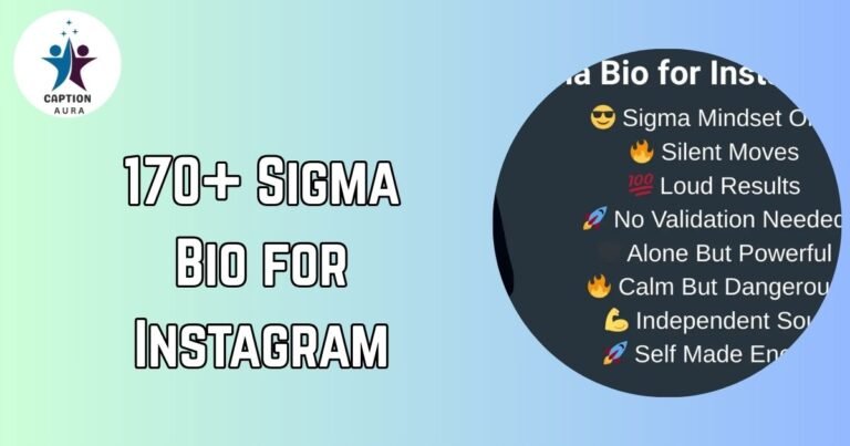 Sigma Bio for Instagram