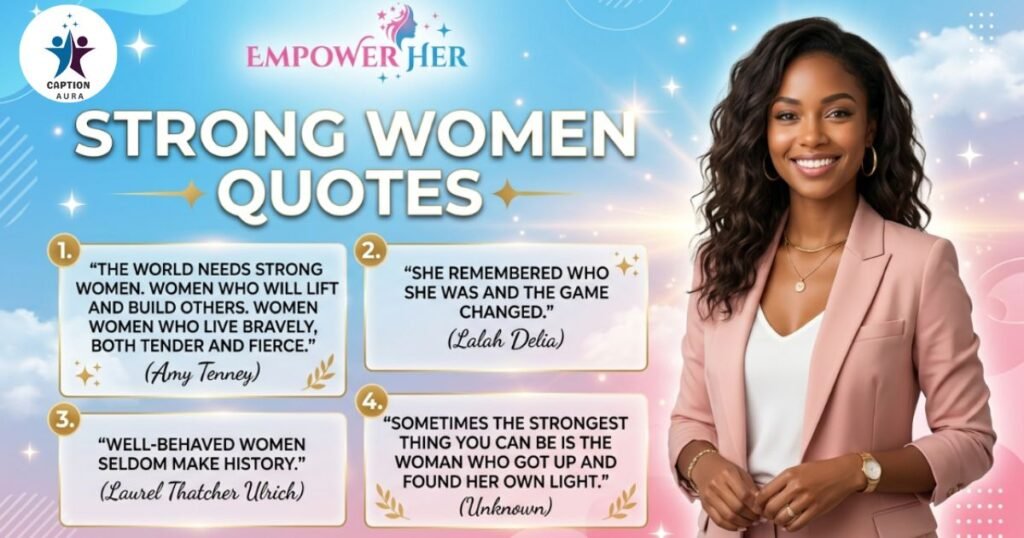 Strong Women Quotes for Motivation
