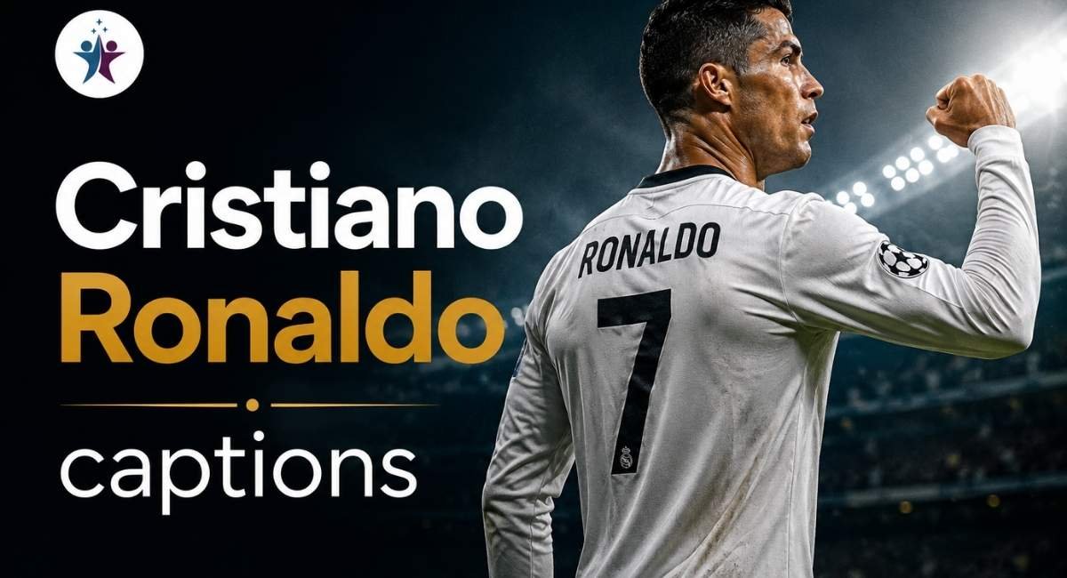 Cristianio Ronaldo with One Hand Raised