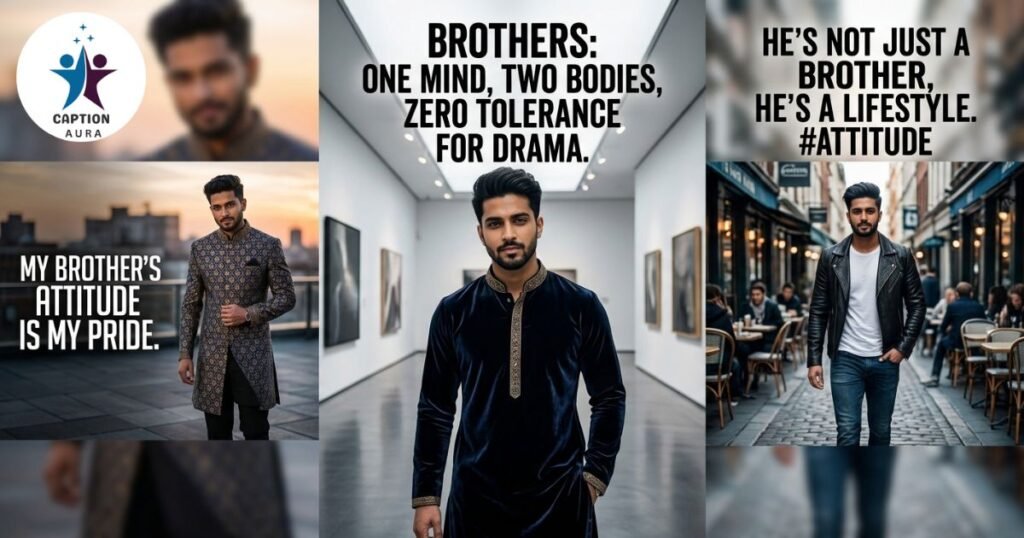 Best Brother Attitude Captions For Instagram