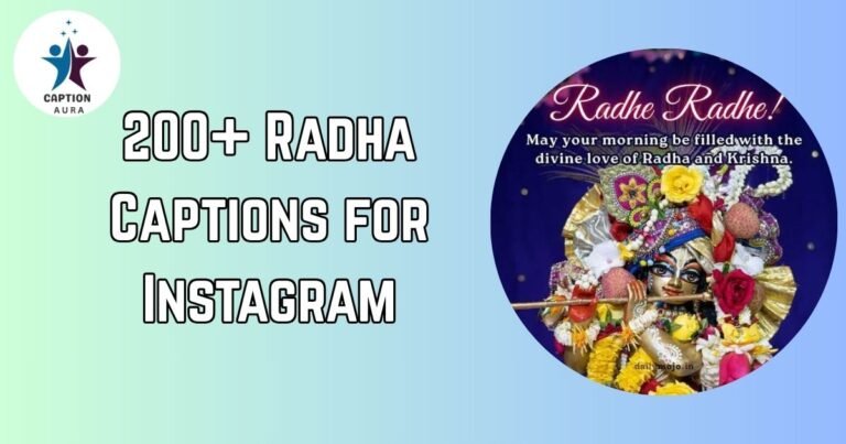 Radha Captions for Instagram