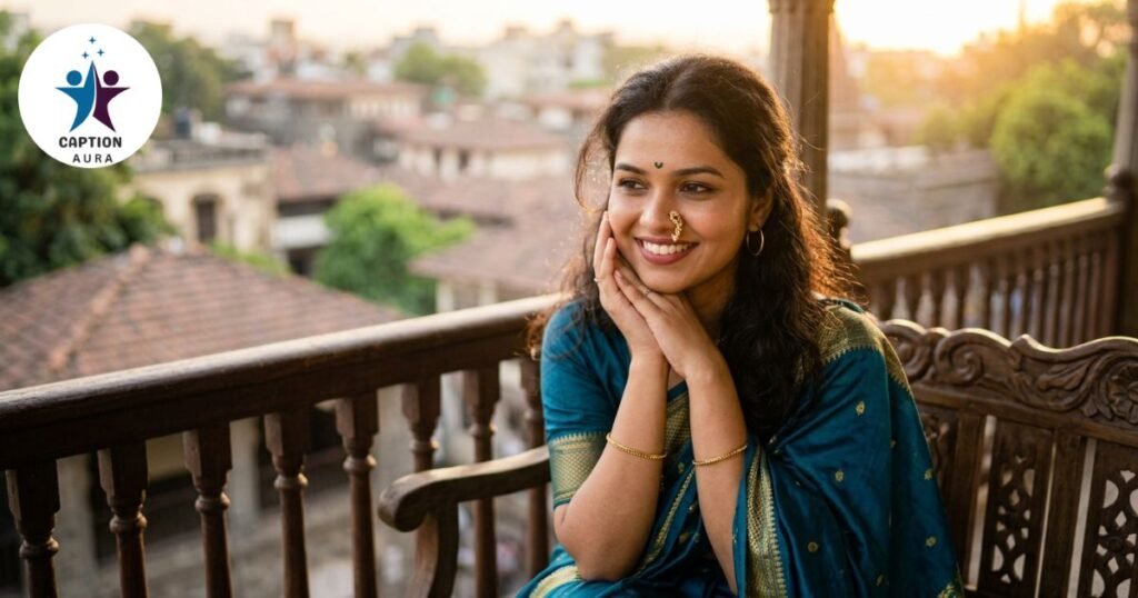 cute marathi mulgi caption for instagram