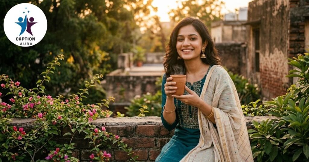 Smiling woman in a kurta, perfect for desi girl captions for Instagram